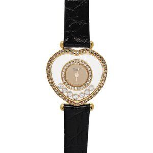 CHOPARD Happy diamond heart Bezel diamond 7P diamond 20/4516 Champagne/diamo...